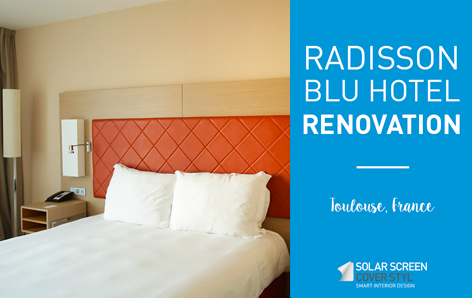 Coverstyl:Rénovation de l'hôtel Radisson Blu Toulouse avec Cover Styl’® - Chambres